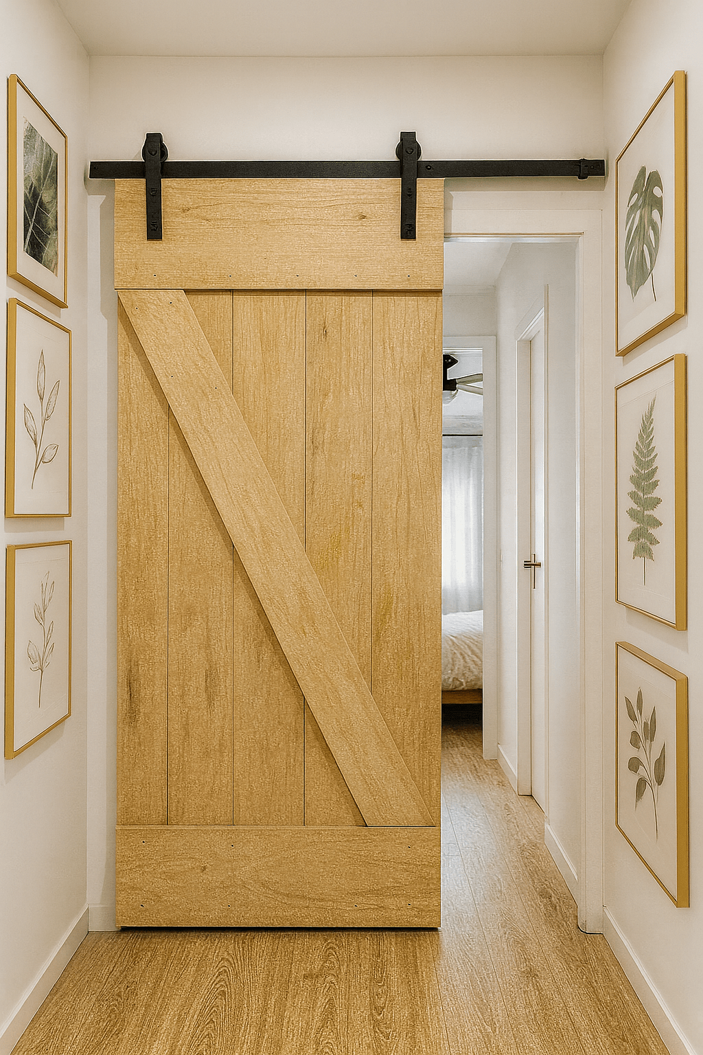 puerta de granero natural en pasillo.jpg