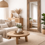 Espejo de teca reciclada Nilo