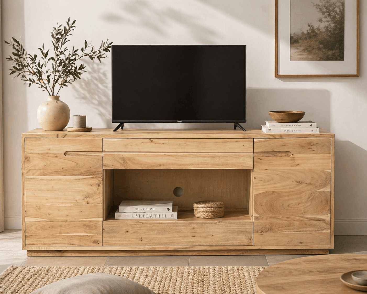 Mueble TV Indi Acacia Natural Mueble TV Indi Acacia Natural - Imagen 1